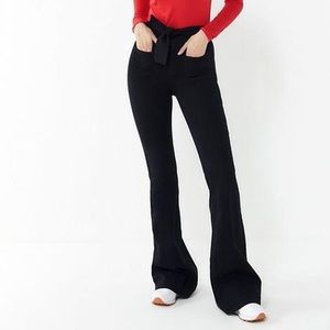 Sonya Super High Rise Belted Flare Jean